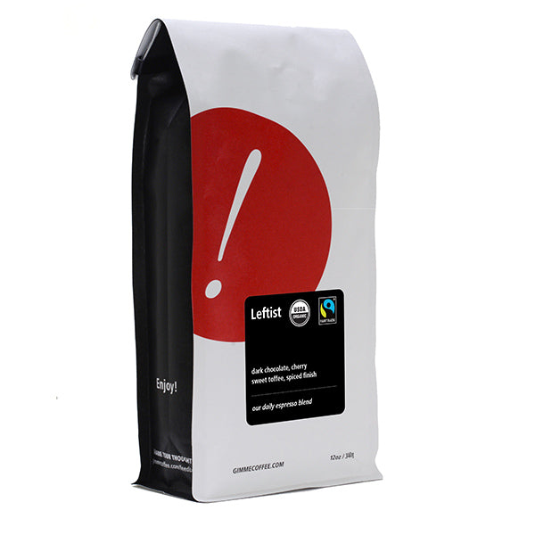 Leftist (Fairtrade Organic) 2 lb - Roasted Coffee for Everyday Home Brewing