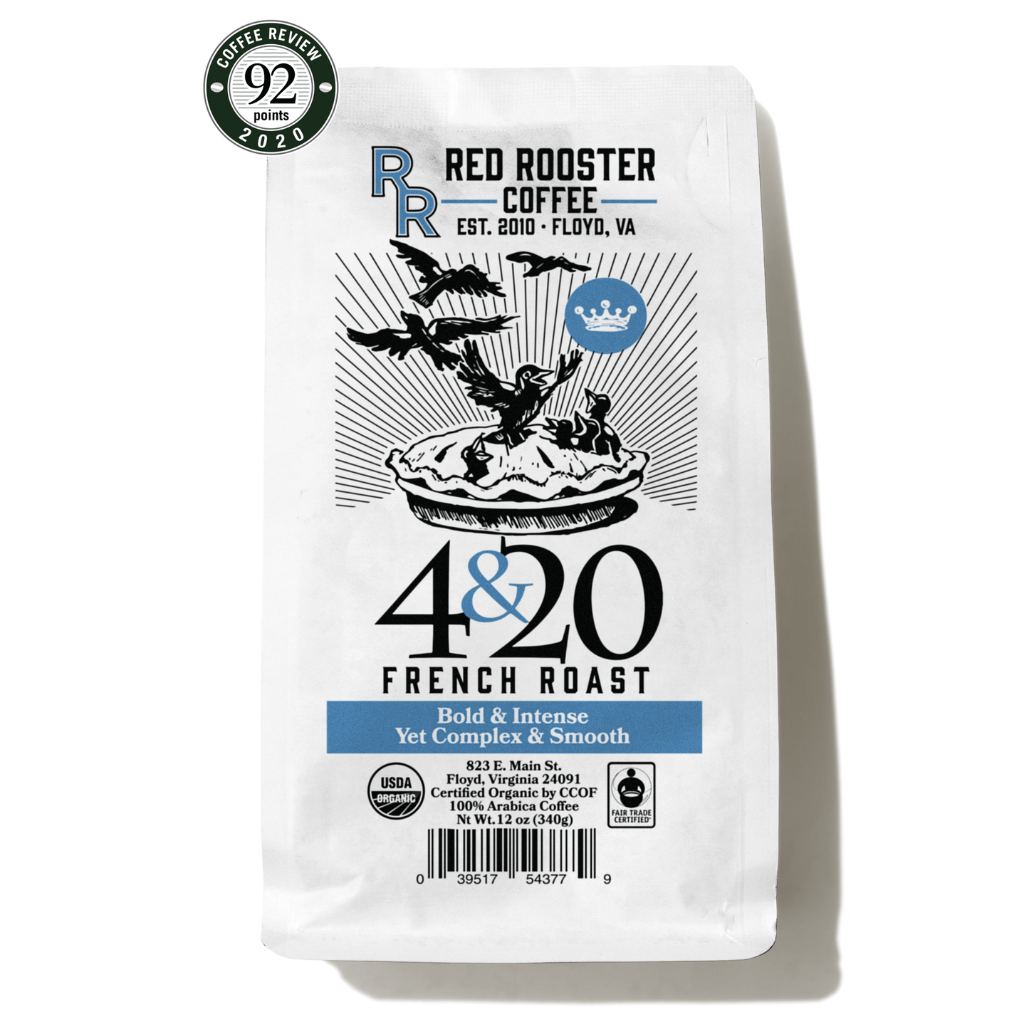 Organic 4&20 French Roast - Roasted Coffee for Everyday Home Brewing