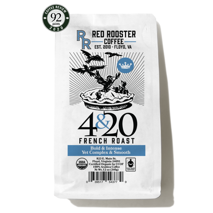 Organic 4&20 French Roast - Roasted Coffee for Everyday Home Brewing