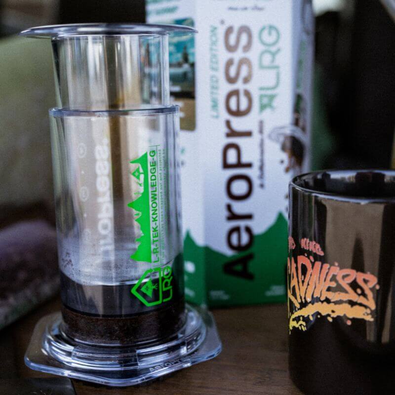 AeroPress Clear Coffee Press - LRG - Coffee Press for Smooth Everyday Brewing