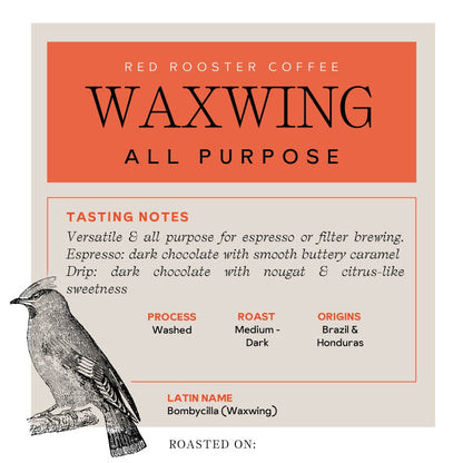 Waxwing All-Purpose Blend - Roasted Coffee for Everyday Home Brewing