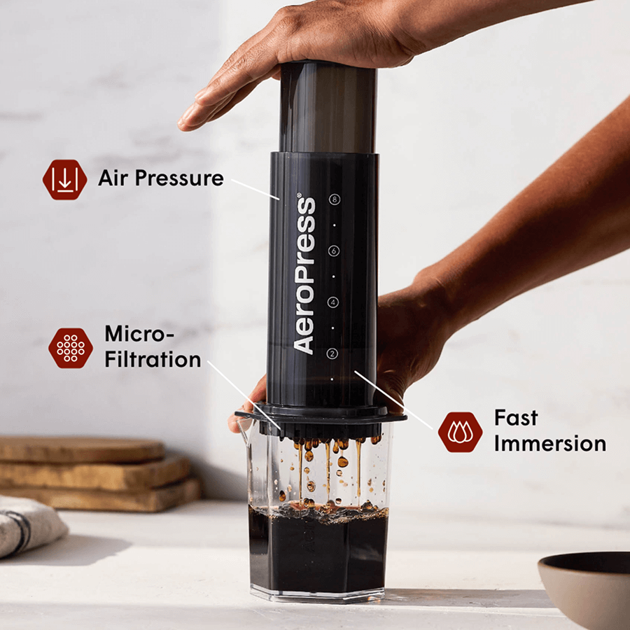 AeroPress Gold Tone Filter - XL - Reusable Coffee Filter for Everyday Brewing