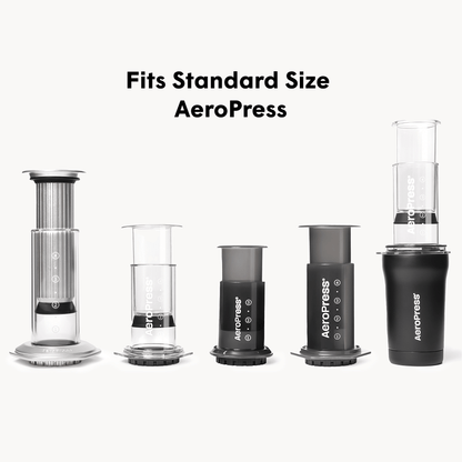 AeroPress Natural Paper Micro-Filters - Standard - Reusable Coffee Filter for Everyday Brewing