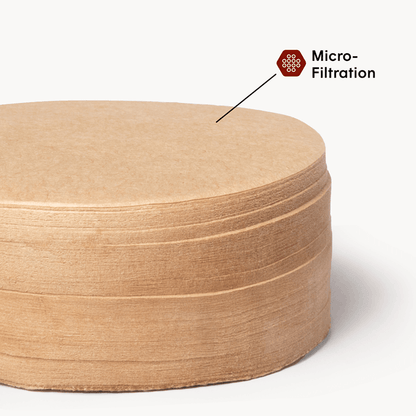 AeroPress Natural Paper Micro-Filters - XL - Reusable Coffee Filter for Everyday Brewing