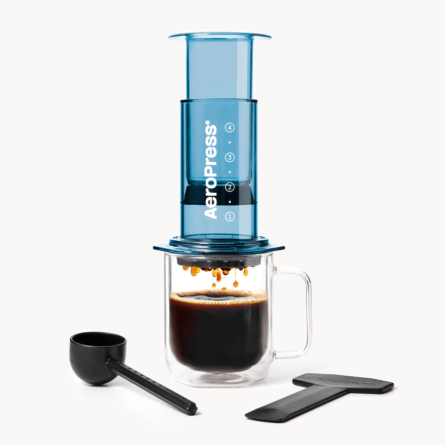AeroPress Coffee Maker - Clear & Colors - Coffee Press for Smooth Everyday Brewing