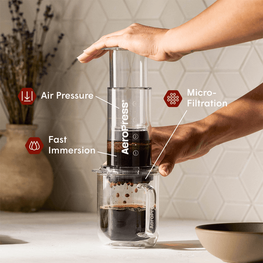 Coffee Station Bundle - Clear - Coffee Brewing Bundle for Complete Preparation