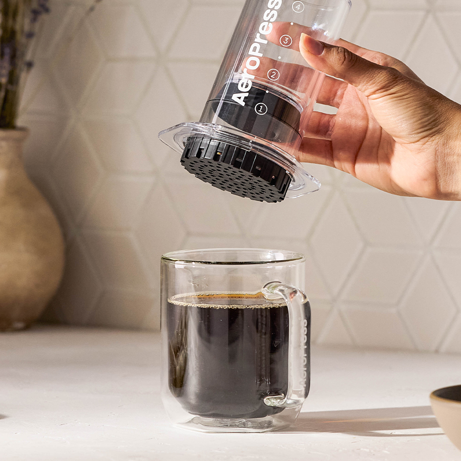 AeroPress Coffee Maker - Clear & Colors - Coffee Press for Smooth Everyday Brewing