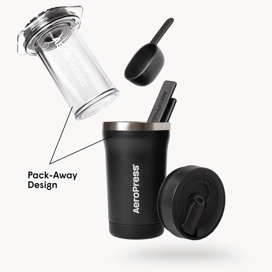 AeroPress Coffee Maker - Go Plus - Coffee Press for Smooth Everyday Brewing