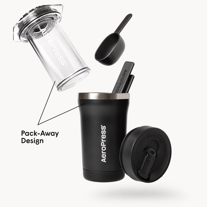 AeroPress Coffee Maker - Go Plus - Coffee Press for Smooth Everyday Brewing