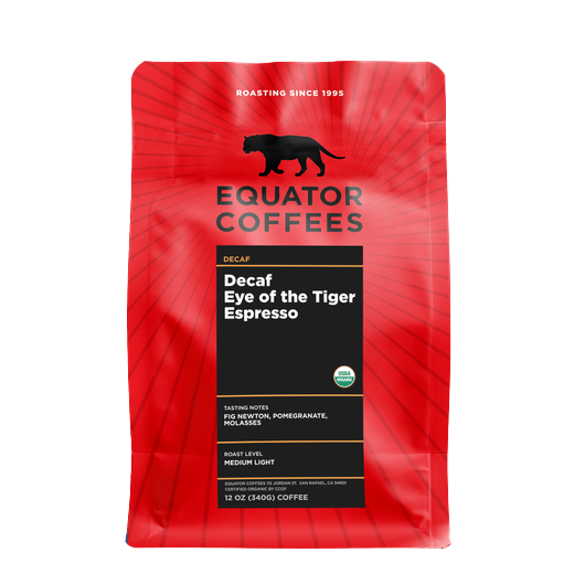 Decaf Eye Of The Tiger 12 oz - Roasted Coffee for Everyday Home Brewing