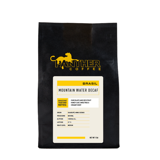 Decaf Mountain Water Brazil 12 oz - Roasted Coffee for Everyday Home Brewing