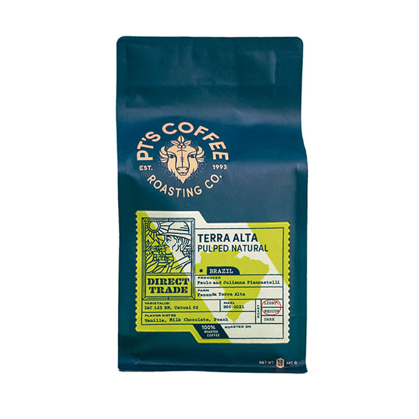 Terra Alta Pulped Natural 12 oz - Roasted Coffee for Everyday Home Brewing