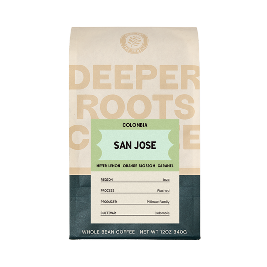 Colombia San Jose 12 oz - Roasted Coffee for Everyday Home Brewing