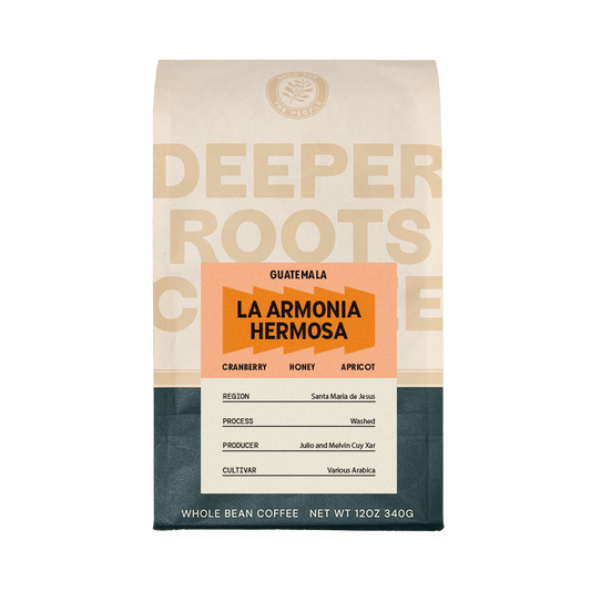 La Armonia Hermosa 12 oz - Roasted Coffee for Everyday Home Brewing