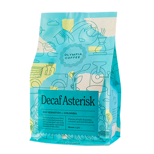 Decaf Asterisk 12 oz - Roasted Coffee for Everyday Home Brewing