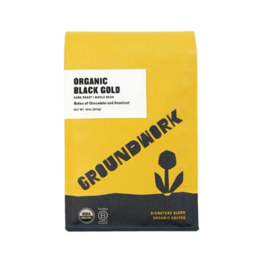 Black Gold 12 oz - Roasted Coffee for Everyday Home Brewing