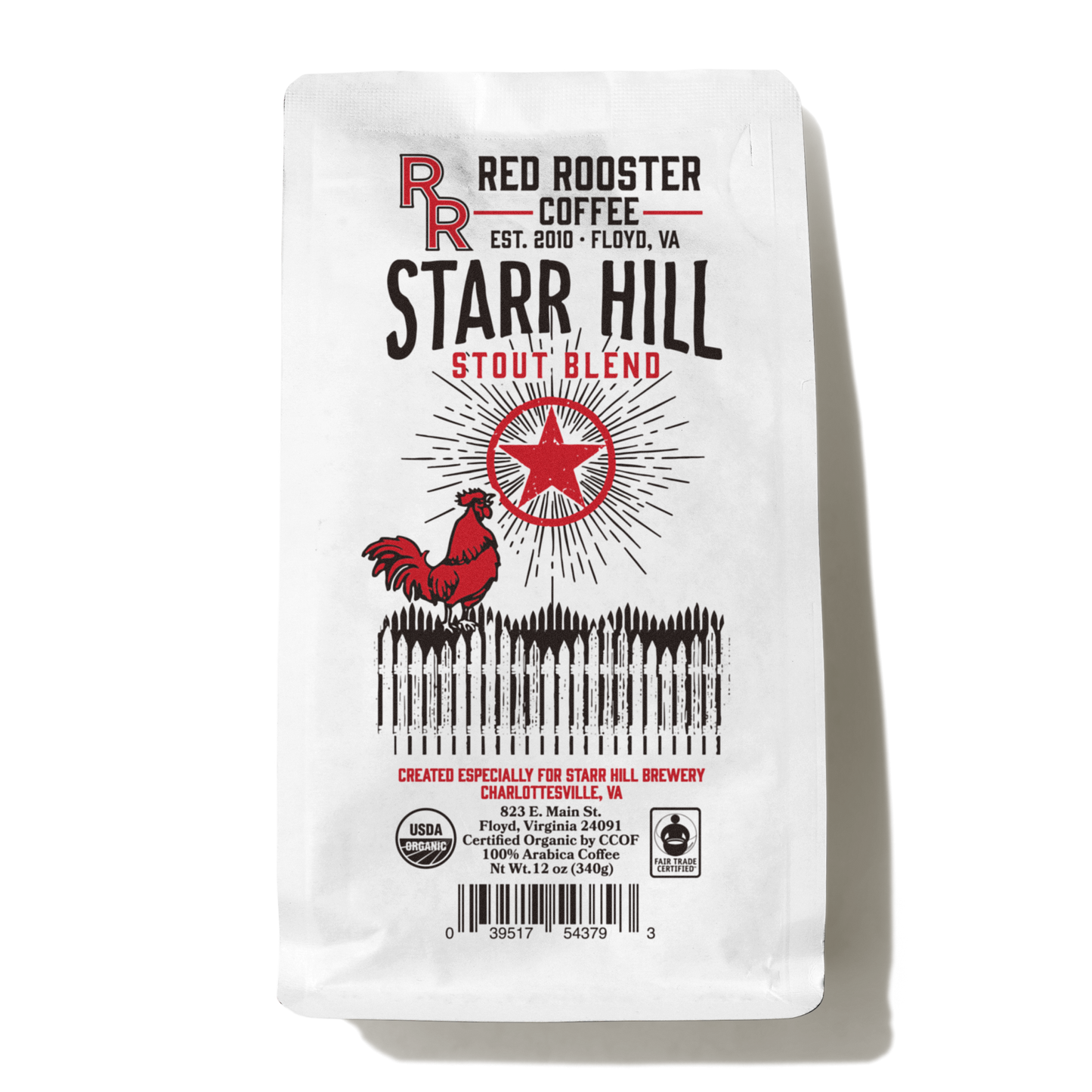 Organic Starr Hill Stout Blend - Roasted Coffee for Everyday Home Brewing