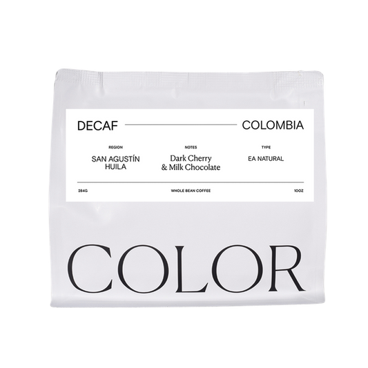 Decaf Colombia San Agustin 10 oz - Roasted Coffee for Everyday Home Brewing