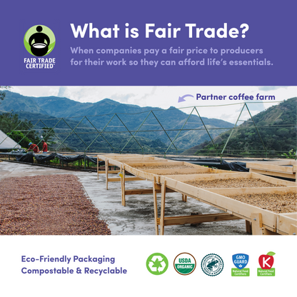 Downtown Blend Organic & Fair Trade - Roasted Coffee for Everyday Home Brewing