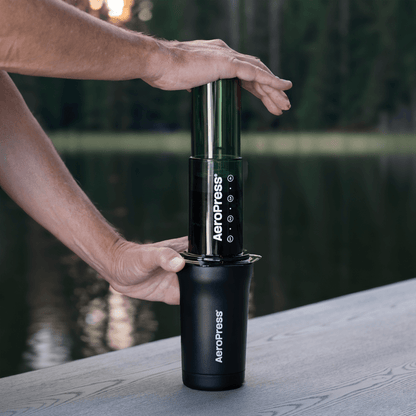 AeroPress Travel Coffee Tumbler - Stainless Steel - Coffee Drinkware for Home and Travel