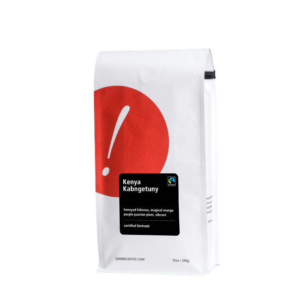 Kenya Kabngetuny Fairtrade 12 oz - Roasted Coffee for Everyday Home Brewing