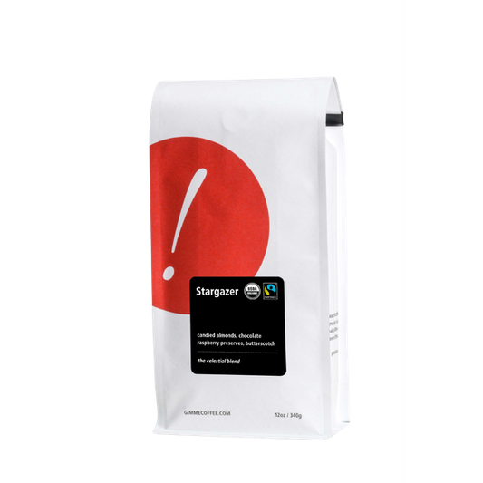 Stargazer Fairtrade Organic 2 lb - Roasted Coffee for Everyday Home Brewing