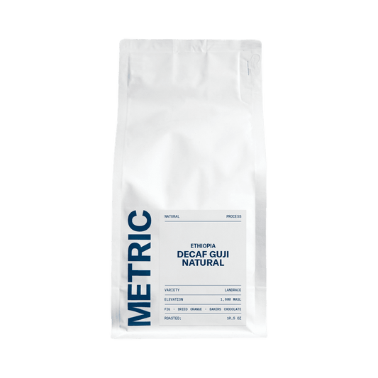 Ethiopia Decaf Guji Natural 10.5 oz - Roasted Coffee for Everyday Home Brewing